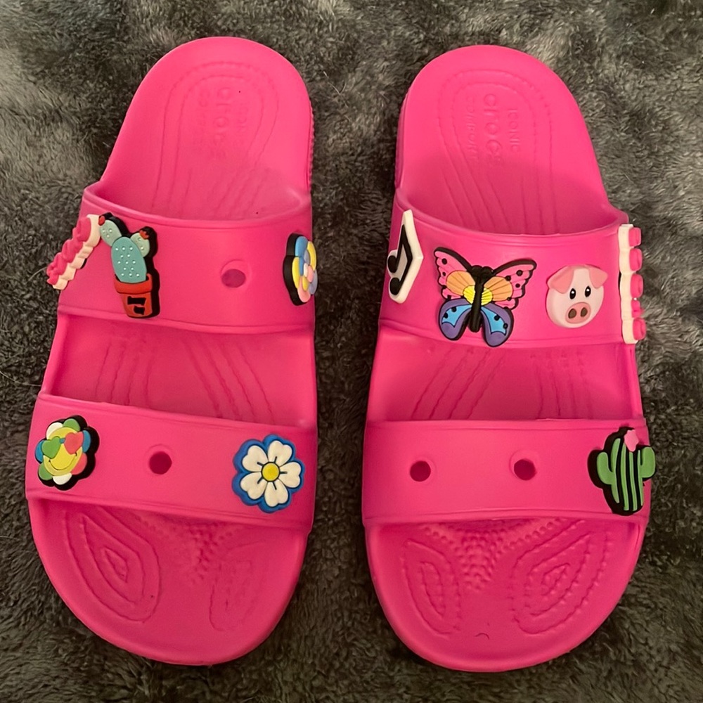 Croc sandals